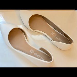 Aldo D’Orsay Flats White